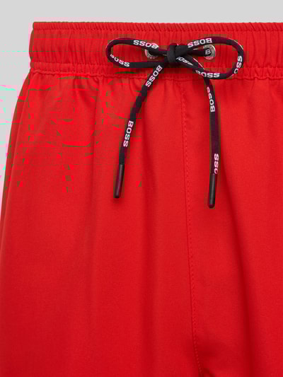 BOSS Zwembroek met elastische band, model 'Dogfish' Rood - 2