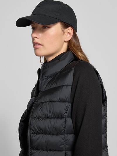 Jake*s Casual Weste mit Stehkragen und Reißverschlusstaschen Black 3