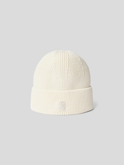 Parajumpers Beanie mit Label-Applikation Weiß 4