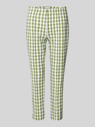 SEDUCTIVE Capribroek met persplooien, model 'CAPRI' Groen - 2