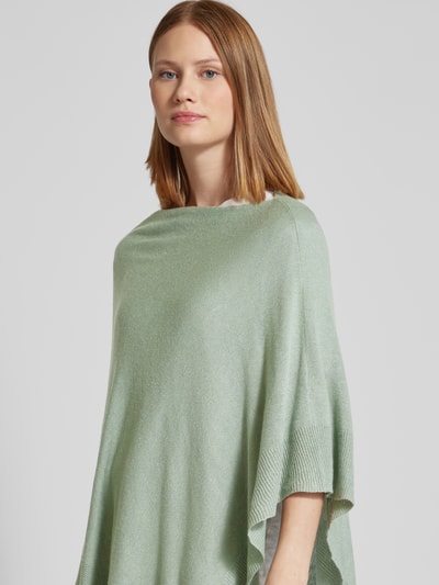 OPUS Poncho mit asymmetrischem Stehkragen Modell 'ASKILIi' Mint 3