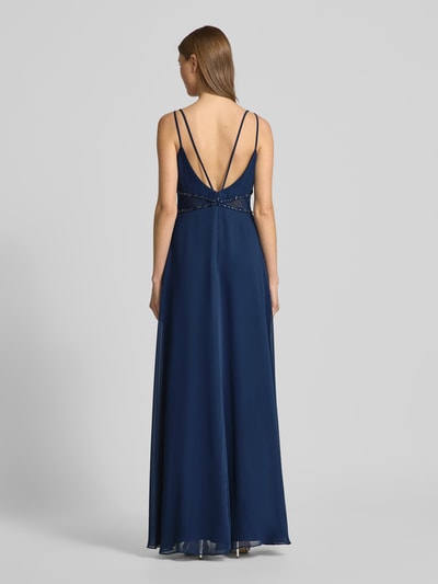Jake*s Cocktail Abendkleid mit Ziersteinbesatz Marine 5