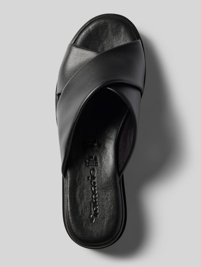 Tamaris Slides mit breiten Riemen Black 3