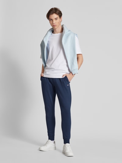 Tommy Jeans Slim Fit Sweatpants in Melange-Optik Blau 1