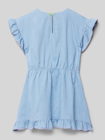 BILLIEBLUSH Kleid mit Statement- und Motiv-Stitching Hellblau 3
