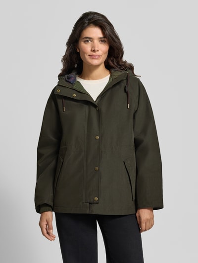 Barbour Loose Fit Funktionsjacke mit Kapuze Modell 'HESTER WATERPROOF' Oliv 4