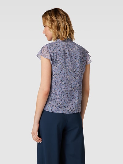 Jake*s Collection Blouseshirt met bloemenmotief Paars - 5