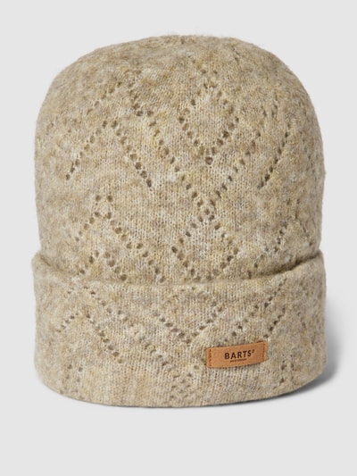 Barts Beanie met labeldetail, model 'Bridgey' Lindegroen - 1