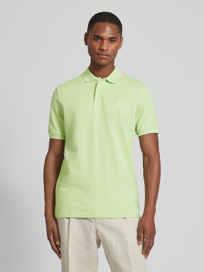 Marc O'Polo Regular Fit Poloshirt mit Label-Stitching Lind 4