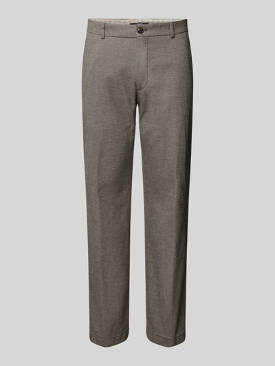 JOOP! Collection Slim fit broek met riem, model 'Hank' Beige - 2