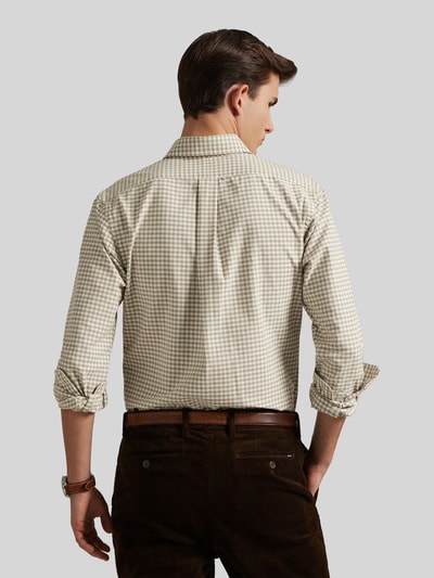Polo Ralph Lauren Regular Fit Freizeithemd aus reiner Baumwolle Beige 5