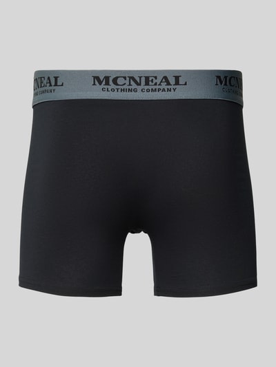 MCNEAL Boxershort met elastische logoband in een set van 3 stuks Zwart - 3