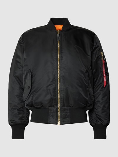 ALPHA Jacke mit Reißverschlusstasche Black 2