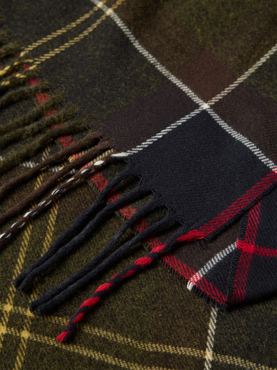 Barbour Schal mit Fransenabschluss Galingale Tartan Beige 2