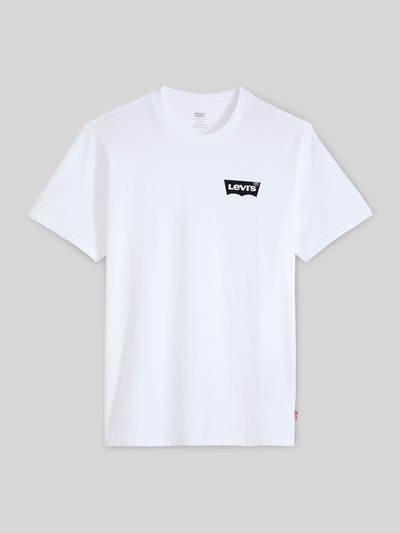 Levi's® Regular Fit T-Shirt aus reiner Baumwolle mit Logo-Print Weiss 2