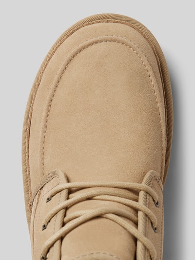 UGG Schnürboots aus Leder mit Label-Schriftzug Modell 'NEUMEL' Beige 3