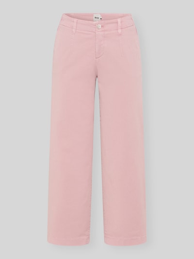 Produktfoto, Wide-Leg-Pants in Rosa, Optik: Unifarben, Passform: Wide-Fit, Cropped-Länge, Lyocell-Mix, Modell 'STYLE.MAINE S' von Brax