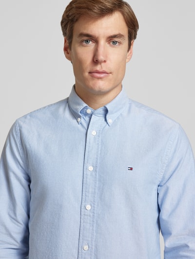 Tommy Hilfiger Regular Fit Freizeithemd mit Button-Down-Kragen Hellblau 3