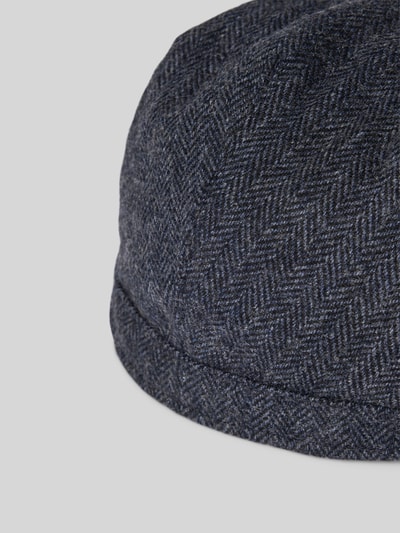 Barbour Platte pet van katoenmix, model 'BARLOW' Marineblauw - 2