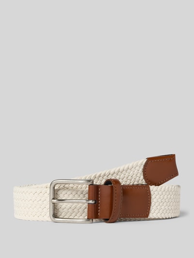 Lloyd Men's Belts Riem in gevlochten look met doornsluiting Zand - 1