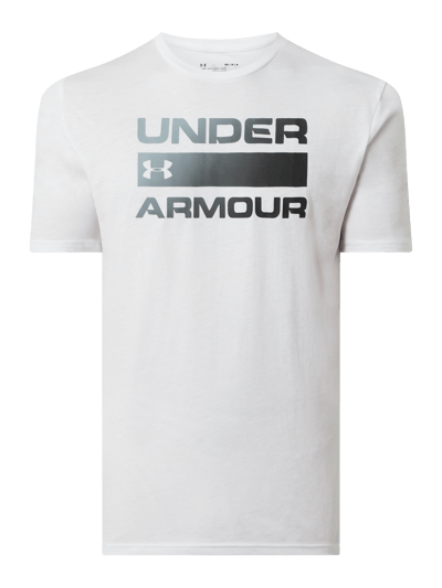 Under Armour T-shirt o luźnym kroju z logo Biały 2