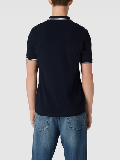 Fred Perry Poloshirt mit Logo-Stickerei Modell 'FRED' Marine 5
