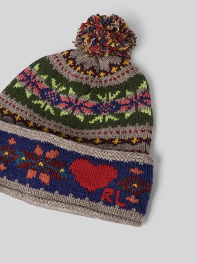 Polo Ralph Lauren Pudelmütze mit Pommel Oliv 2