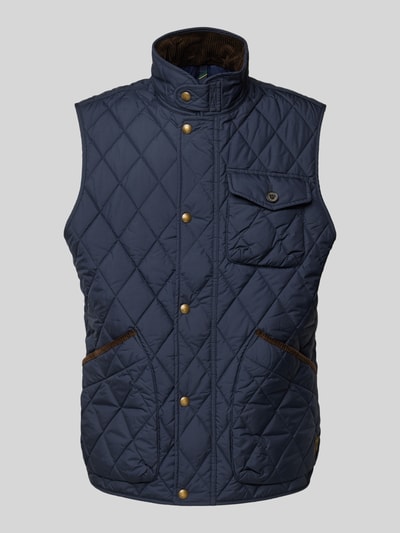 Polo Ralph Lauren Bodywarmer met opstaande kraag, model 'BEATON' Marineblauw - 2