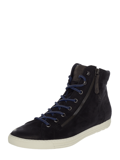 PAUL GREEN High Top Sneaker aus Veloursleder Dunkelblau 2