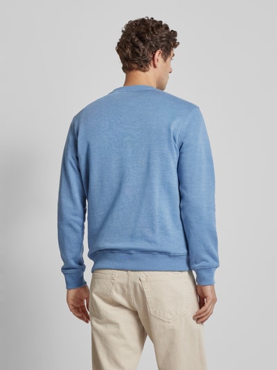 Pepe Jeans Sweatshirt mit Label-Stitching Modell 'Nouvel' Blau 5