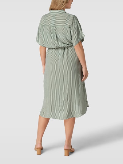 Vero Moda Curve Sukienka midi PLUS SIZE ze zwierzęcym nadrukiem Trzcinowy 5