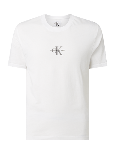 Calvin Klein Jeans T-shirt met logoprint Wit - 1