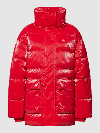 Calvin Klein Jeans Steppjacke mit Stehkragen Rot 2