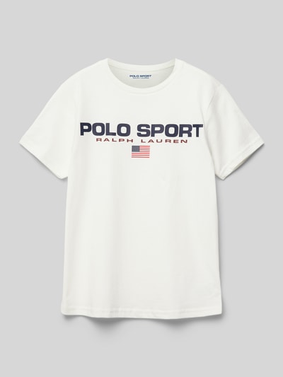 Polo Sport T-Shirt mit Ecru 1