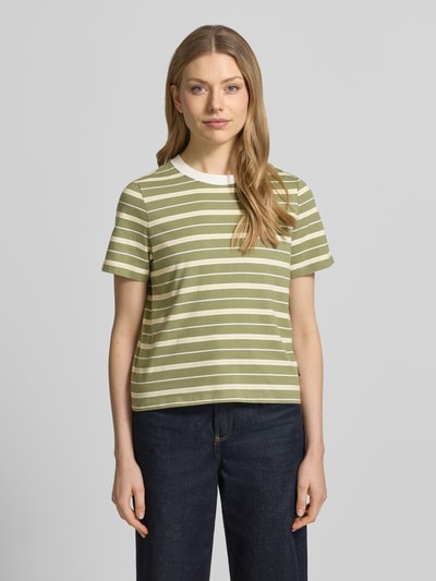 s.Oliver RED LABEL t-shirt o kroju regular fit z czystej bawełny Jasnozielony 4