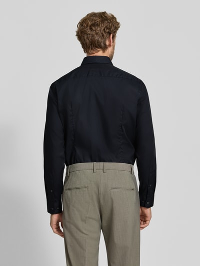 Christian Berg Men Regular Fit Business-Hemd mit Kentkragen Black 5
