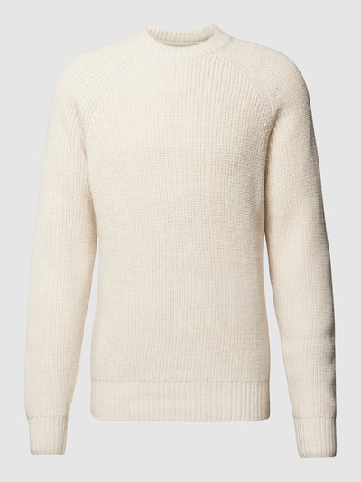 MCNEAL Strickpullover in Melange-Optik Beige 2