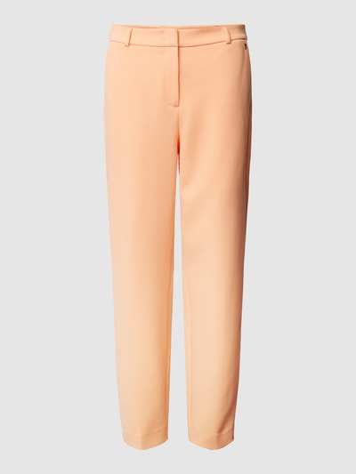 comma Tapered Fit Stoffhose mit Logo-Applikation Apricot 2