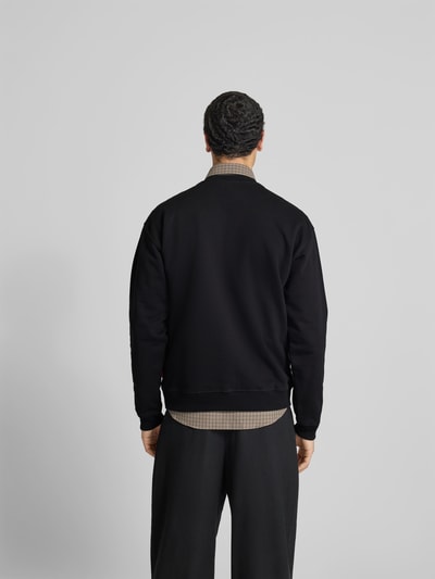 Diesel Sweatshirt mit Label-Stitching Black 5