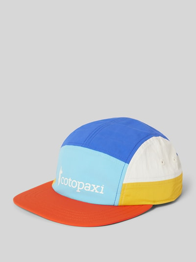 Cotopaxi Basecap mit Label-Print Modell 'Tech 5' Metallic Blue 1