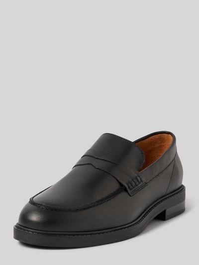 SELECTED HOMME Penny-Loafer aus Leder Modell 'BLAKE' Black 1