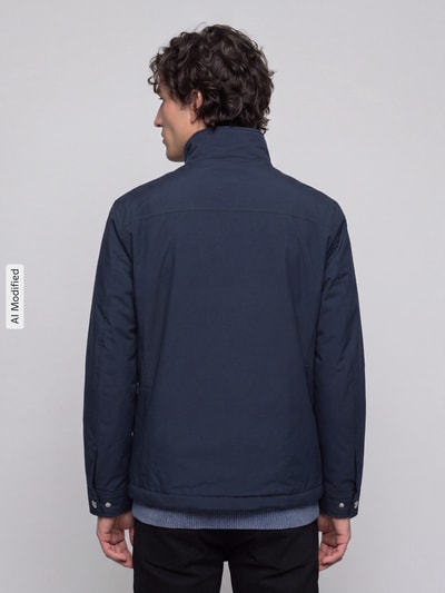 Selected Funktionsjacke mit hohem Stehkragen Modell 'MATTIS' Dunkelblau 5