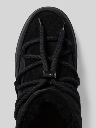 INUIKII Snowboots van leer, model 'CLASSIC LOW' Zwart - 3