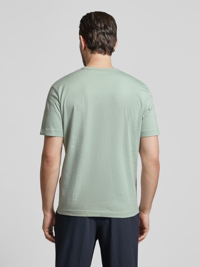 Tom Tailor Regular Fit T-Shirt aus reiner Baumwolle Lind 5
