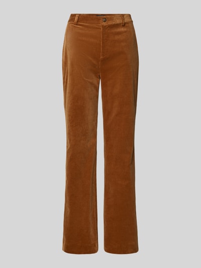 Lauren Ralph Lauren Flared Cut Cordhose mit Eingriff- und Gesäßtaschen Modell 'KADEN' Camel 2
