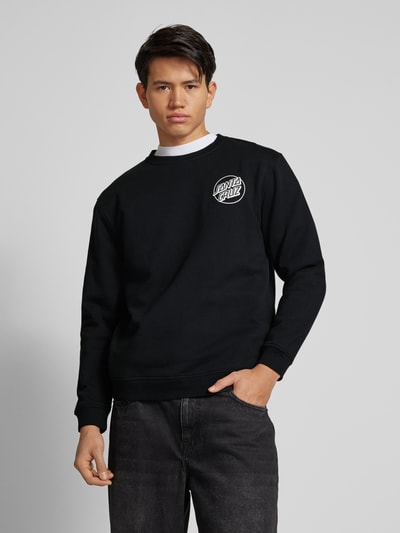 SANTA CRUZ Sweatshirt mit Label-Print Black 4