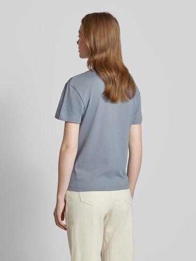 Marc O'Polo Comfort Fit T-Shirt aus reiner Baumwolle Rauchblau 5