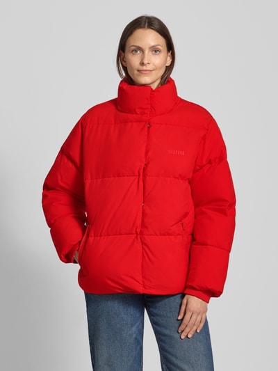 Mustang Steppjacke mit Stehkragen und Reißverschluss Modell 'Gillan' Rot 4