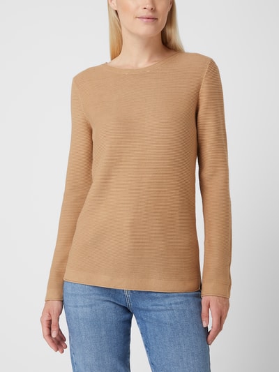 Tom Tailor Pullover aus Baumwolle  Camel 4