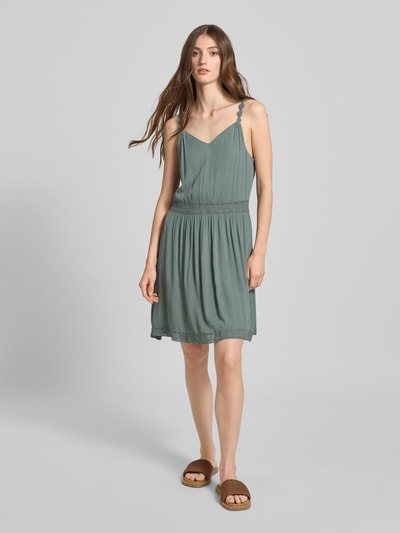 Only Tailliertes Minikleid aus reiner Viskose Modell 'KARMEN' Schilf 1